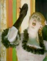Cantante con guante Impresionismo bailarín de ballet Edgar Degas
